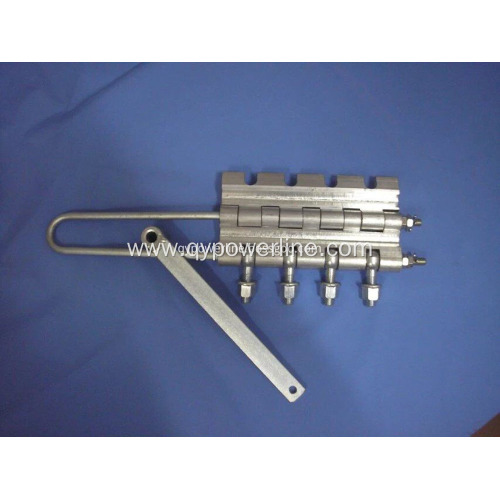 Bolt type OPGW come along clamp